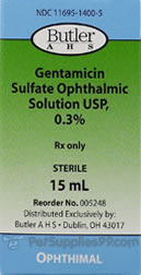 Gentamicin Ophthalmic Solution